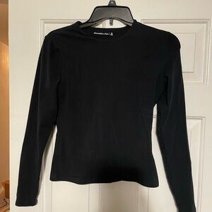 Abercrombie & Fitch double lined long sleeve baby tee